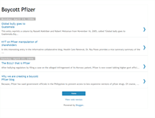 Tablet Screenshot of boycottpfizer.blogspot.com