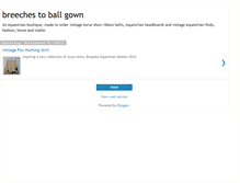 Tablet Screenshot of breechestoballgown.blogspot.com