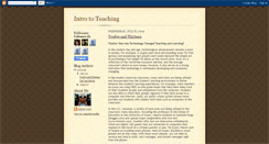 Desktop Screenshot of fierceinglasses-intrototeaching.blogspot.com