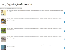 Tablet Screenshot of hsm-organizacaoeventos.blogspot.com