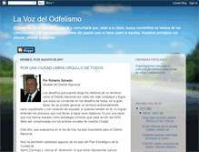 Tablet Screenshot of lavozdelodfelismo.blogspot.com