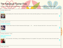 Tablet Screenshot of fabfischerfive.blogspot.com