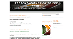 Desktop Screenshot of presentacionesenpowerpointsc.blogspot.com