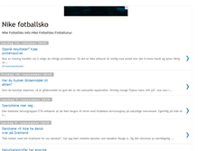 Tablet Screenshot of nikefotballsko.blogspot.com
