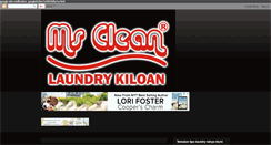 Desktop Screenshot of mslaundrykiloan.blogspot.com