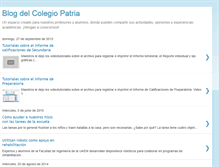 Tablet Screenshot of colegiopatria.blogspot.com