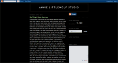 Desktop Screenshot of annielittlewolfstudio.blogspot.com