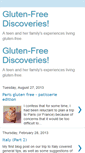 Mobile Screenshot of glutenfreediscoveries.blogspot.com