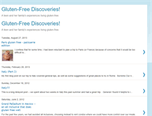 Tablet Screenshot of glutenfreediscoveries.blogspot.com