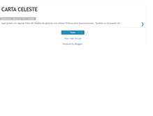 Tablet Screenshot of cartaceleste.blogspot.com