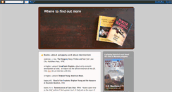 Desktop Screenshot of polygamysources.blogspot.com