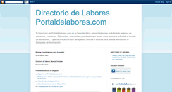 Desktop Screenshot of directorio-labores.blogspot.com