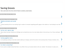 Tablet Screenshot of gravepreservation.blogspot.com