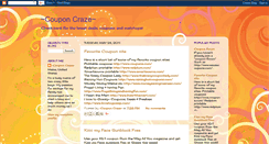 Desktop Screenshot of couponcrazeme.blogspot.com