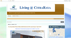 Desktop Screenshot of living-at-citraraya.blogspot.com