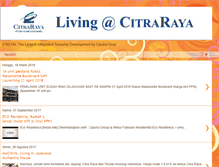 Tablet Screenshot of living-at-citraraya.blogspot.com