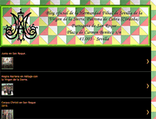 Tablet Screenshot of hdadvirgendelasierra.blogspot.com