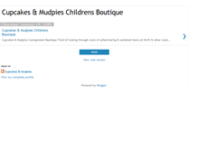 Tablet Screenshot of cupcakesmudpieschildrensboutique.blogspot.com