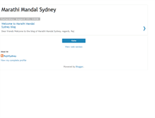 Tablet Screenshot of marathimandalsydney.blogspot.com