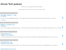 Tablet Screenshot of minutetech.blogspot.com