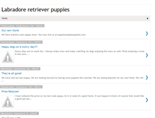 Tablet Screenshot of labradoreretrieverpuppies.blogspot.com