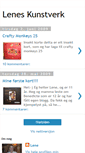 Mobile Screenshot of leneskunstverk.blogspot.com