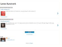 Tablet Screenshot of leneskunstverk.blogspot.com