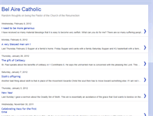 Tablet Screenshot of belairecatholic.blogspot.com