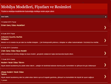 Tablet Screenshot of mobilya-modellerim.blogspot.com