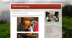 Desktop Screenshot of padreislandliving.blogspot.com