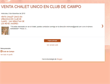 Tablet Screenshot of chaletclubdecampo.blogspot.com