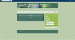Desktop Screenshot of notredamefamilylife.blogspot.com