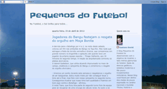 Desktop Screenshot of pequenosdofutebol.blogspot.com