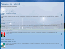 Tablet Screenshot of pequenosdofutebol.blogspot.com