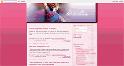 Desktop Screenshot of letitshineca.blogspot.com