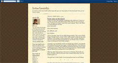 Desktop Screenshot of lotsalaundry.blogspot.com