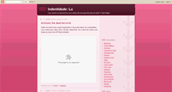 Desktop Screenshot of identidadelu.blogspot.com