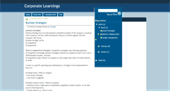 Desktop Screenshot of corplearnings.blogspot.com
