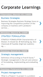 Mobile Screenshot of corplearnings.blogspot.com