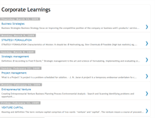 Tablet Screenshot of corplearnings.blogspot.com