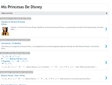 Tablet Screenshot of misprincesasdedisney.blogspot.com