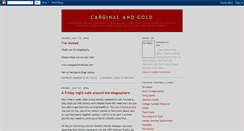 Desktop Screenshot of cardinal-and-gold.blogspot.com