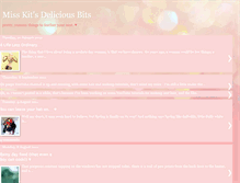 Tablet Screenshot of misskitsdeliciousbits.blogspot.com