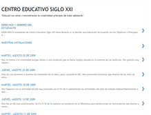 Tablet Screenshot of grupocolegiosigloxxi.blogspot.com