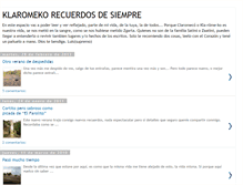 Tablet Screenshot of klaromekolvidado.blogspot.com