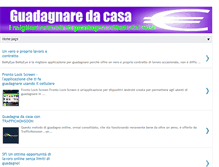 Tablet Screenshot of guadagnaredaisitiweb.blogspot.com