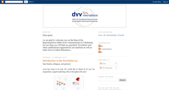 Desktop Screenshot of dvv-international-en.blogspot.com