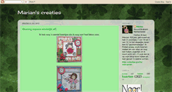 Desktop Screenshot of marianscreaties.blogspot.com