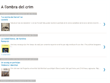 Tablet Screenshot of alombradelcrim.blogspot.com