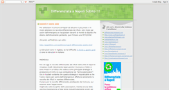 Desktop Screenshot of differenziatanapoli.blogspot.com